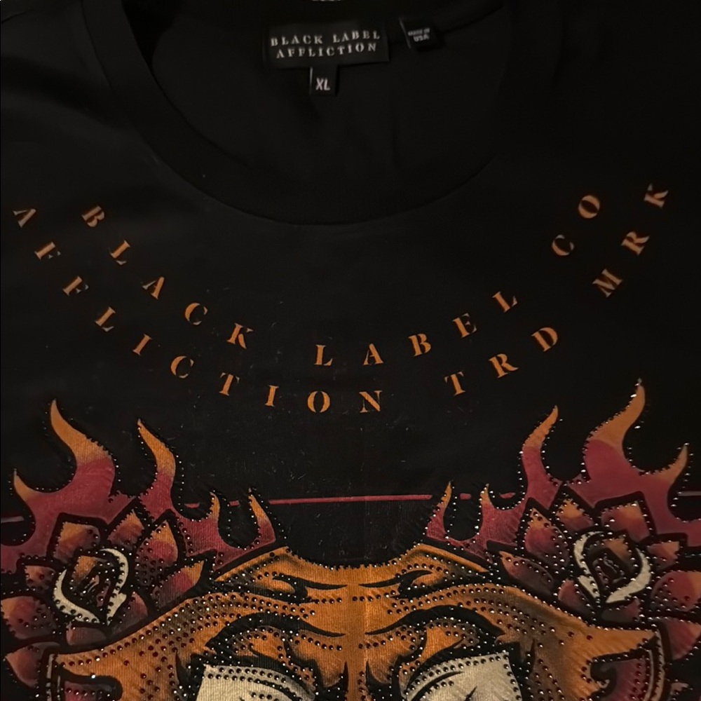 Men's Black Graphic Shirt